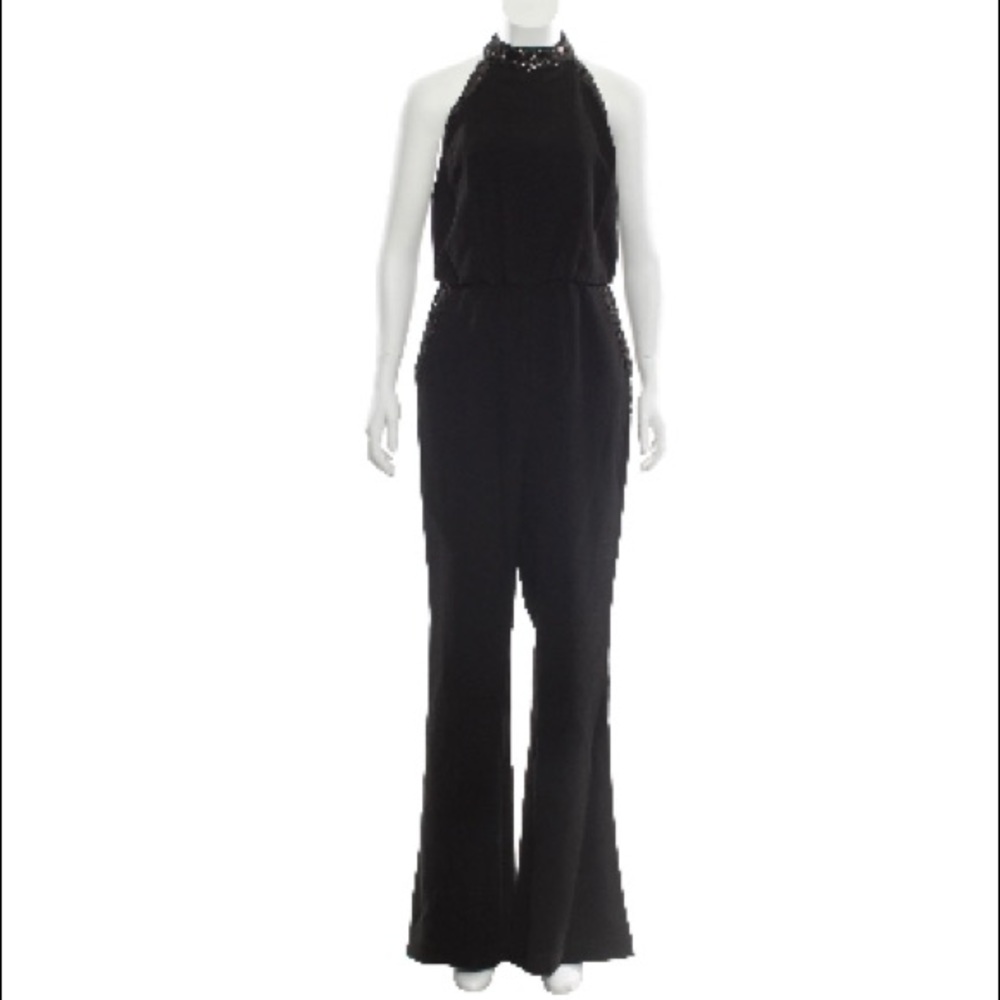 SOLD Rachel Zoe mock neck jumpsuit US 8 - Picture 1 of 5